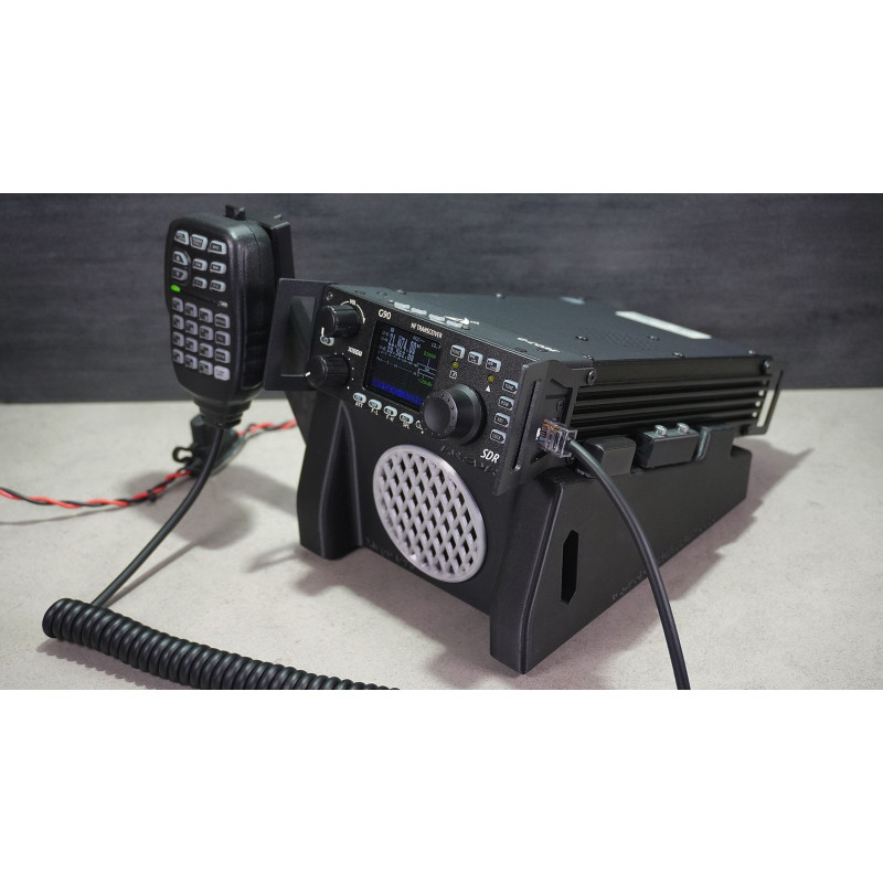 Ständer für Xiegu G90 mit Mikrofonhalter